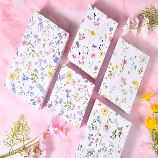 8 Sheets Wildflower Wrapping Paper for 20 x 28 Inches {2}