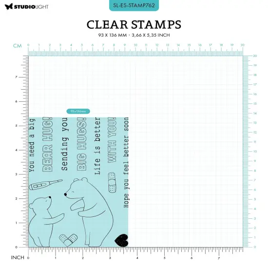 Studio Light Essentials Stamp-Nr. 762, Hug Slider {5}