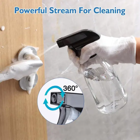 Empty Water Plastic Spray Bottles - 13.5oz/400ml (2 Pcs) {5}