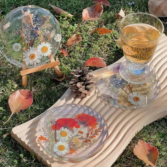 100Pcs Dried Pressed Flowers for Resin {4}