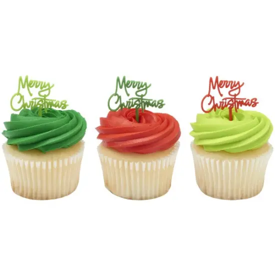 Merry Christmas Script DecoPics&reg; 12ct {3}