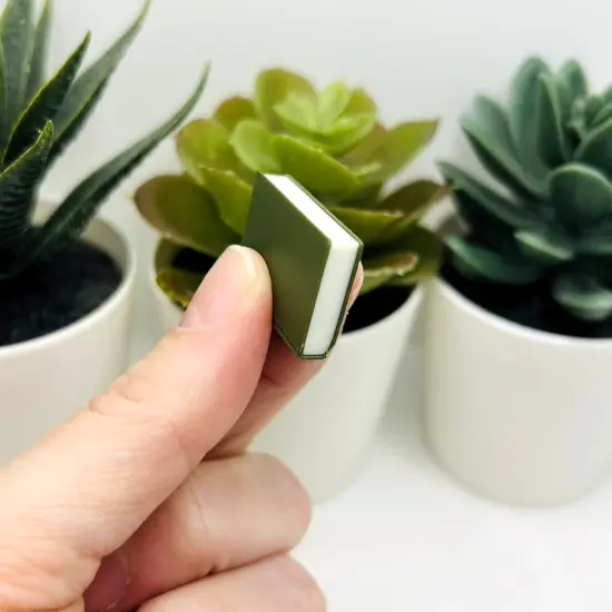 1, 4, or 20 Pieces: 3D Dark Green Book Charms {5}