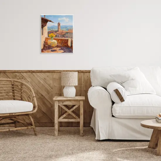 Stupell Industries Sunlit Balcony View Wall Plaque, design by Petal Prints Design {2}