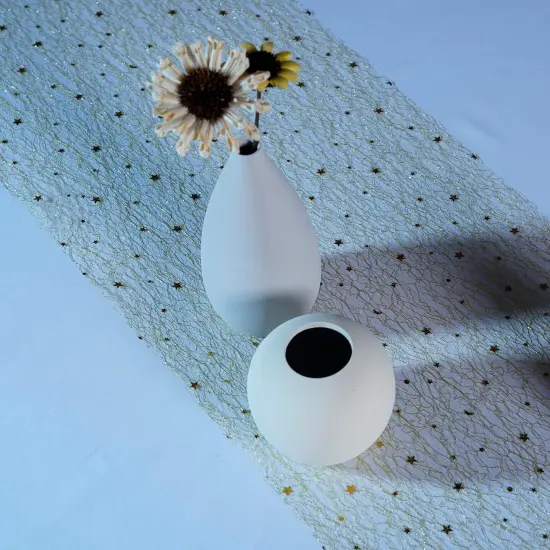 Gold Metallic Table Runner 11Inch Party Decorations {4}