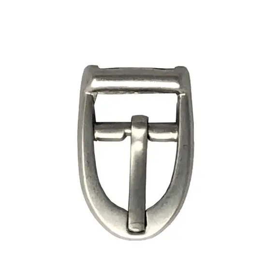 Small Buckles with Matte Silver Finish 1" x 5/8" {2}