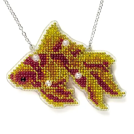 Set for embroidery with beads on a plastic base FLPL-096 {2}