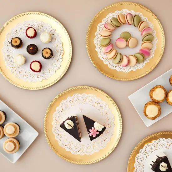 Lace Doilies Paper 250 Pack Set- Decorative Round Placemats Bulk, Table Runner, Cake Box Liners, Desserts, Baked Treat Display {2}