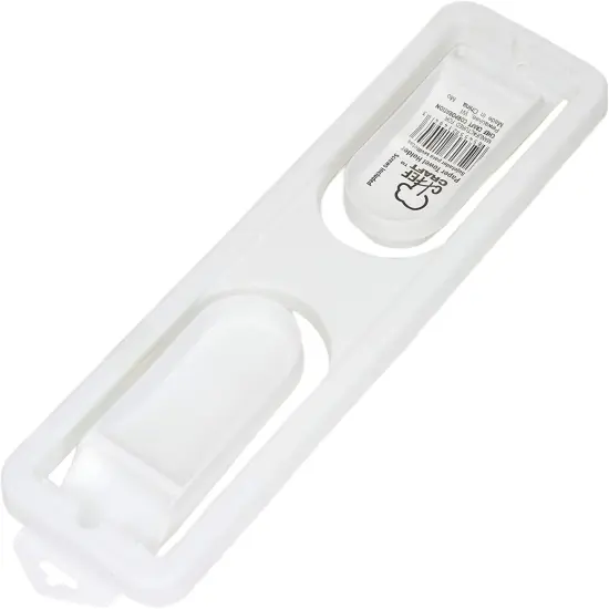 Chef Craft Paper Towel Roll Holder - Durable Plastic Wall Mount Design with Screws {1}