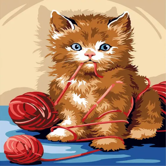 Needlepoint canvas for halfstitch without yarn Emberlificoter SE926.240 Seg De Paris Printed Tapestry Canvas {1}