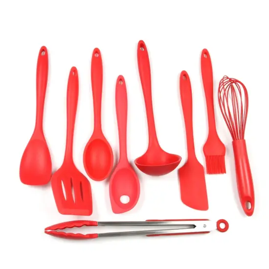 Chef Craft 9 Piece Premium Silicone Kitchen Tool and Utensil Set {7}