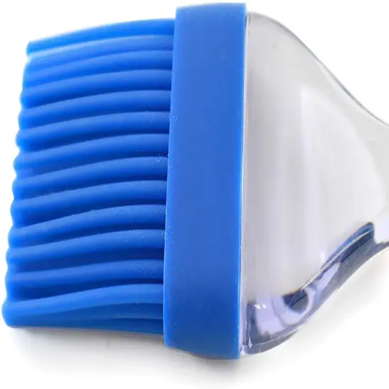 Norpro Flat Silicone Bristle Head Sauce Basting Brush - Blue (2 Pack) {3}