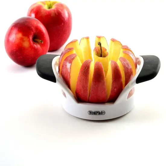 Norpro Grip-EZ 12-Section Stainless Steel BladeApple Slicer / Fruit Wedger and Corer {3}
