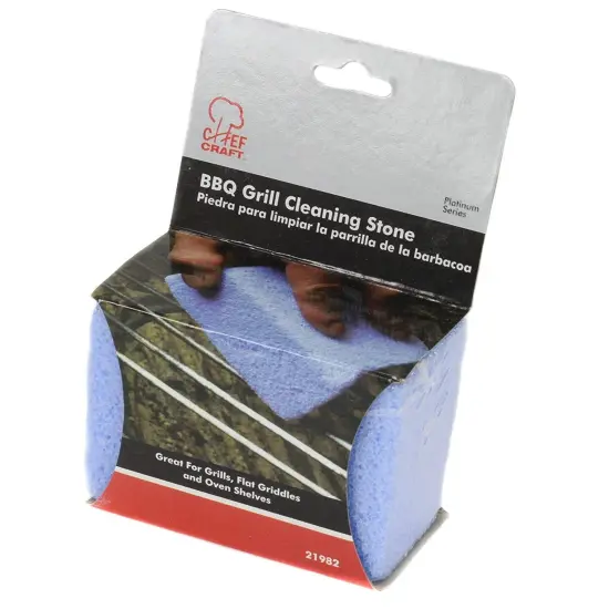 Chef Craft BBQ Grill Cleaning Stone - Great for Grills, Flat Griddles & Oven Shelves {1}
