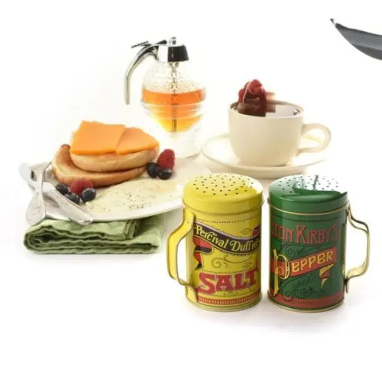 Norpro Nostalgic Design Salt & Pepper Shaker Set - 10oz Capacity Each {4}