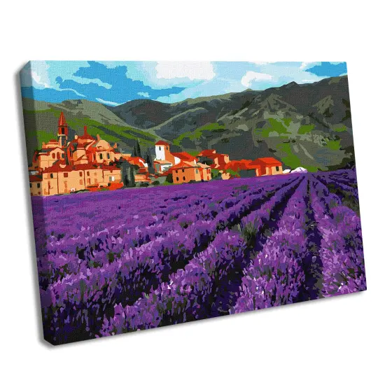 Painting by Numbers kit Mountain lavender KHO2216 {1}