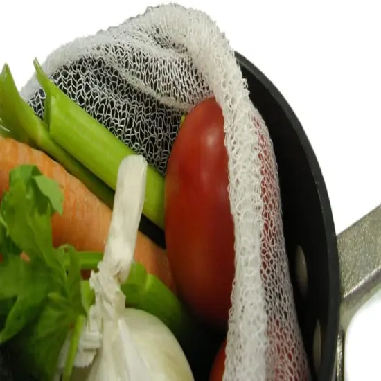 Regency Naturals 100% Natural Cotton Mesh Soup Socks for Making Clear Broth and Flavorful Soups - 3 Pack {7}