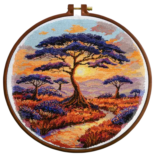 Counted Cross-stitch kit - Spaces of Savannah AH-257 {1}