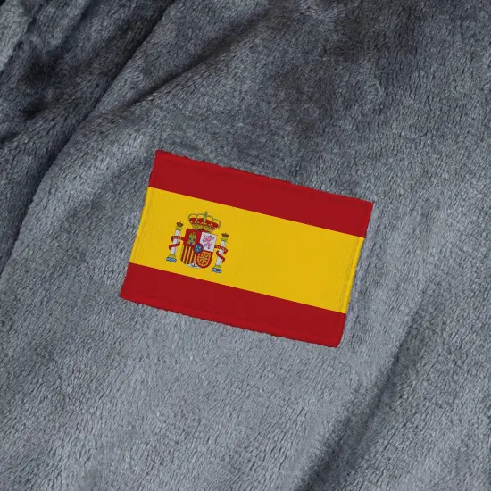Country Flag Silk Touch Robe Spain {4}