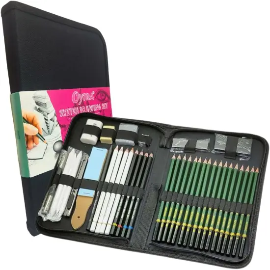42 Pieces for Drawing Pencils Sketching Kit for Artists Potrait Professional Graphite Hb Drawing {1}