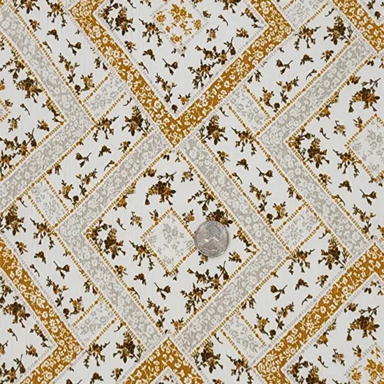 1 Yard Honey Gold Rayon Crinkle Fabric Lightweight Soft Draping Apparel Fabric 50/52 Inch Width {3}