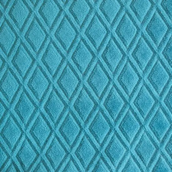 Fortune Velvet Elegant & Durable Polyester Fabric Delft Blue {1}