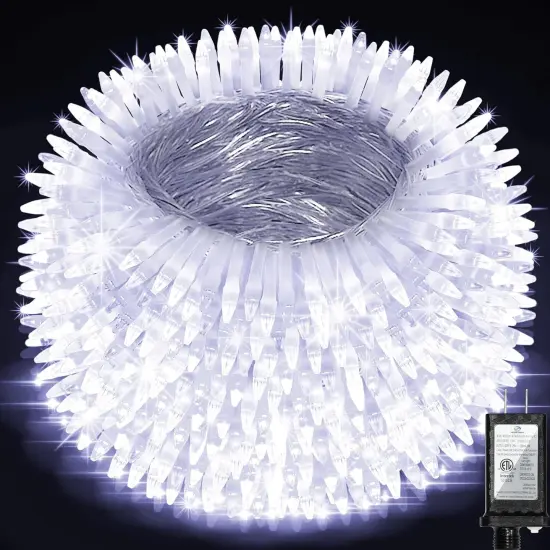 1500 LED Chrstmas String Lights - 492FT (Cool White) {1}