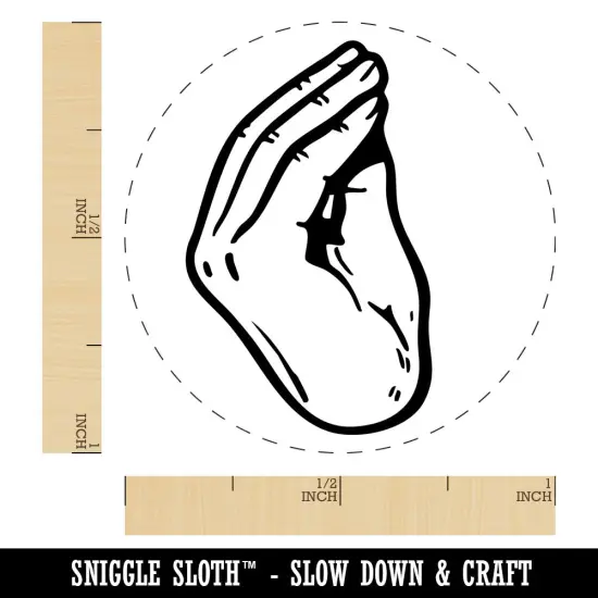 Italian Hand Gesture What Do You Want Ma Che Vuoi Self-Inking Rubber Stamp Fuchsia {1}