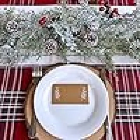 Christmas Wedding Winter Holiday Party Table Runner Mantle {2}