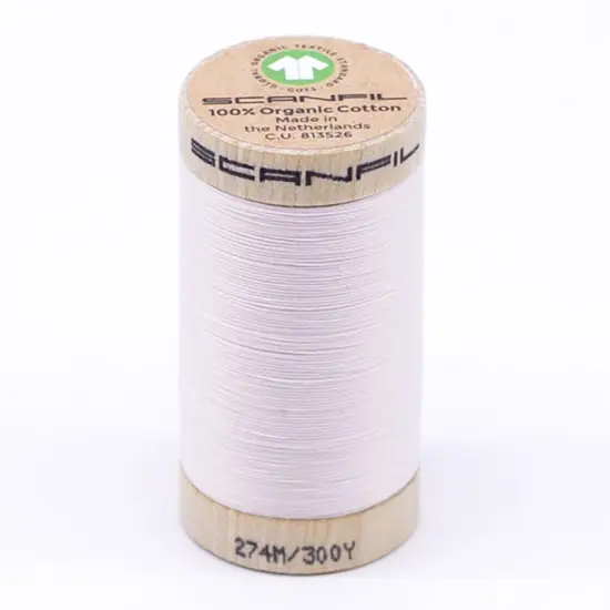 300 Yards Premium 30wt Organic Pima Cotton Thread Eco-Friendly Delicacy {1}