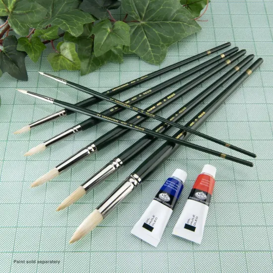 RSET-400R | Regis&trade; 7pc Oil & Acrylic Round Brush Set {3}