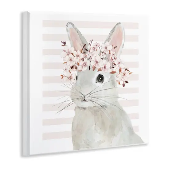 Stupell Industries Cherry Blossom Bunny Wall Plaque Art Design by Jessie Perry {3}