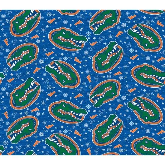 Licensed NCAA University of Florida Sugar Skull FL-1193 Cotton Fabric by the Yard {1}