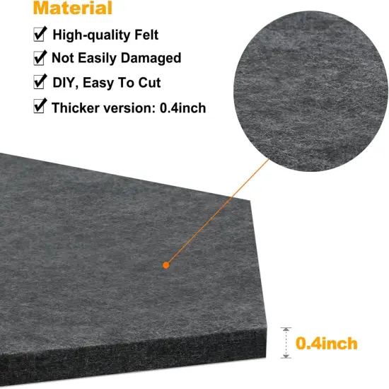 Pack of 8 Hexagon Felt Pin Bulletin Board {3}