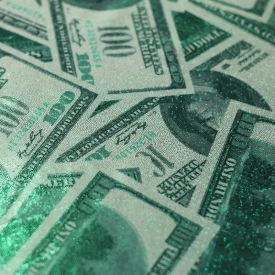 Benjamin Printed Poly Spandex With Foil {4}