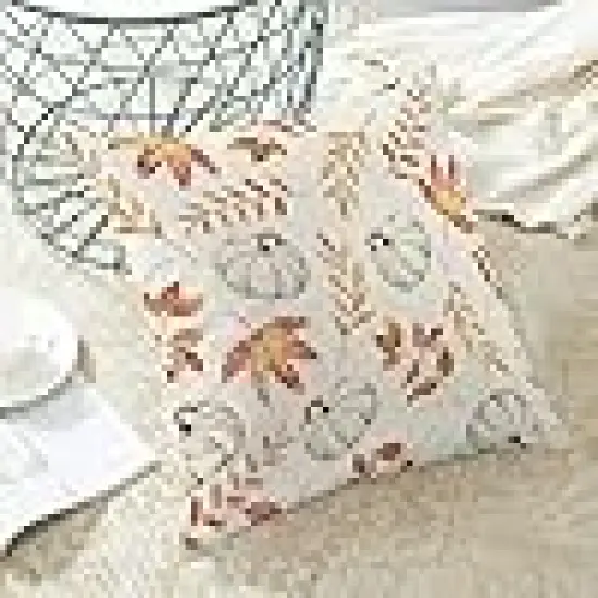 Autumn Maple Leaves Throw Pillows {4}