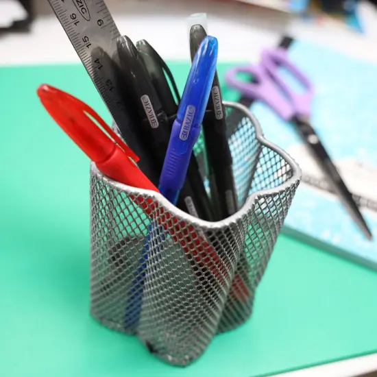 BAZIC Jetz 1.4 mm Tip Asst. Color FUSE Tech Ink Pen w/ Cushion Grip (8/Pack) {5}