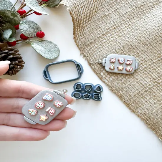 COOKIE SHEET & COOKIES SET | CHRISTMAS 2024 | CLAY CUTTER {2}
