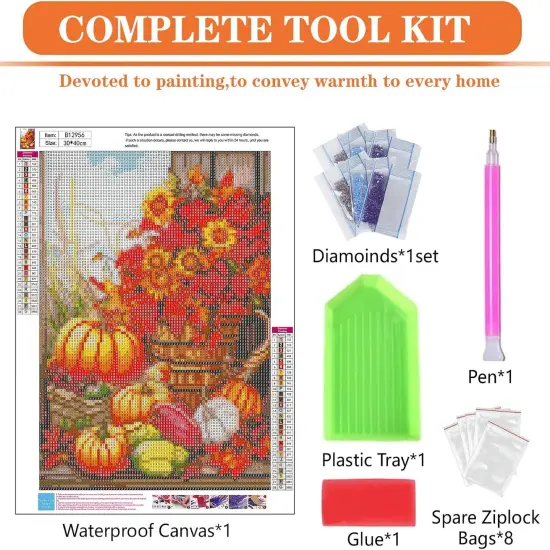 Fall Diamond Painting Kit {5}