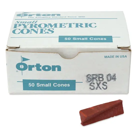Orton Small Pyrometric Cones, Cone 04 - Box of 50 {1}