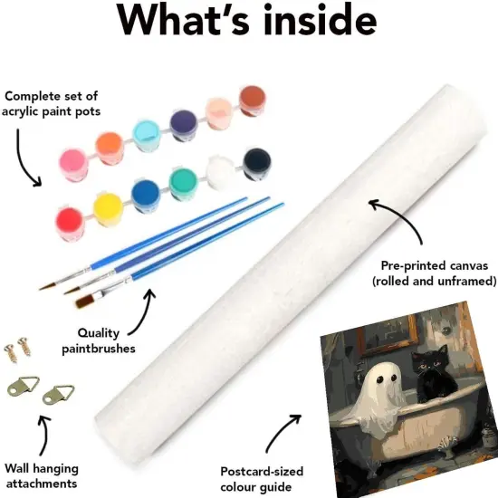 Halloween Paint by Numbers Kit - 16x20 Inch {5}