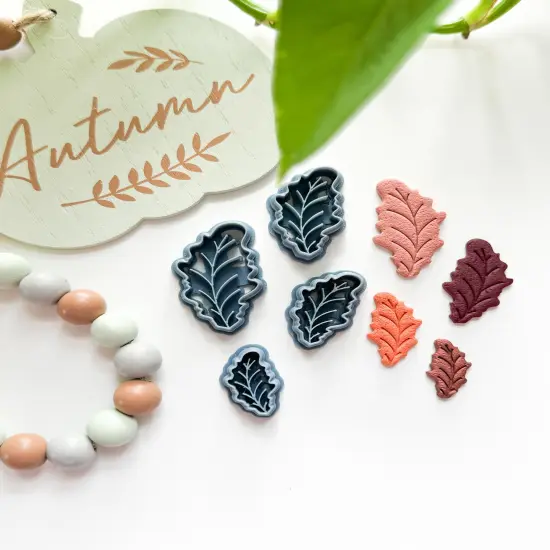 ENGLISH OAK LEAF | FALL CLAY CUTTERS {3}