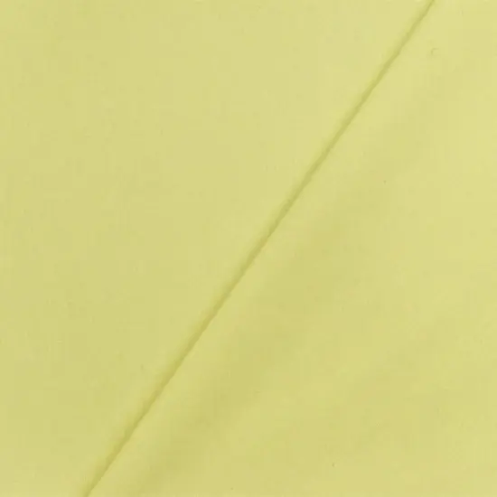 Light Yellow Solid Stretch Cotton Blend Broadcloth Woven Fabric By the Yard {3}
