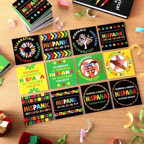 48pcs Hispanic Heritage Month Notepads {3}