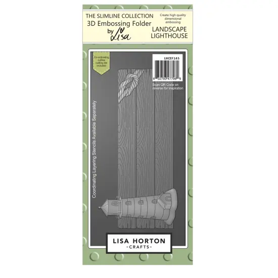 Lisa Horton Crafts Embossing Folder And Die-Landscape Lighthouse {1}
