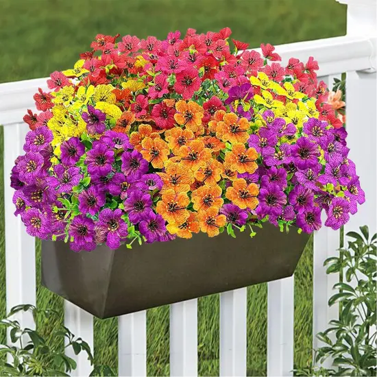 10pcs Artificial Bush Flowers {4}