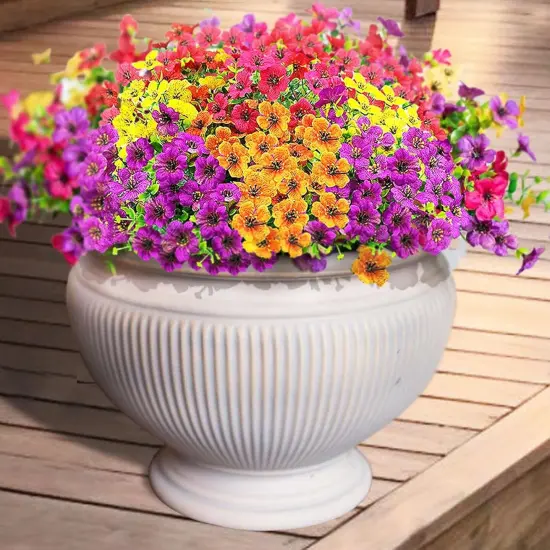 10pcs Artificial Bush Flowers {1}