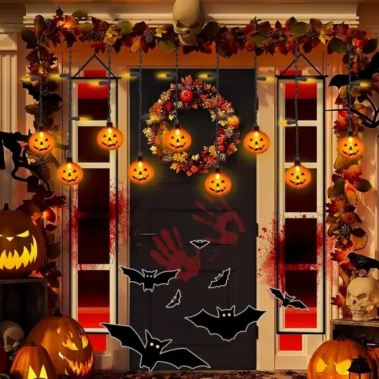 Halloween Pumpkin String Lights - 25 LED {5}