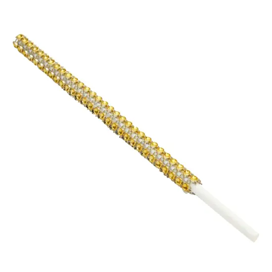 36 Pack Rhinestone Gold Cake Pop Sticks for Candy Apples, Lollipops, Dessert Bar (5.9 inches) {6}