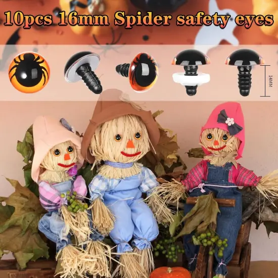 10PCS 16mm Spider Safety Eyes {2}