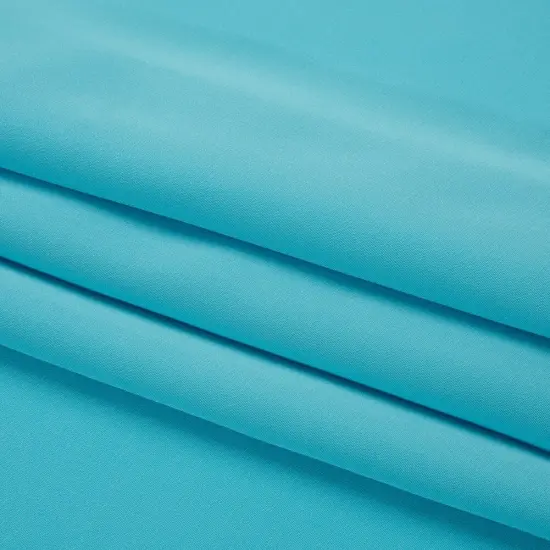 1 Yard Angel Blue Silk Crepe Fabric Premium Four Ply for Bridal and Fashion, 44 Inches Width {4}